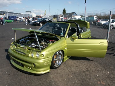 Ford Escort Cabriolet Modified Front : click to zoom picture.